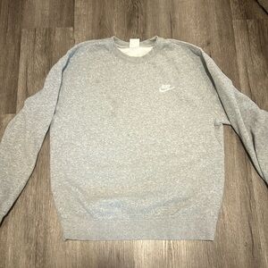 Nike unisex grey crewneck